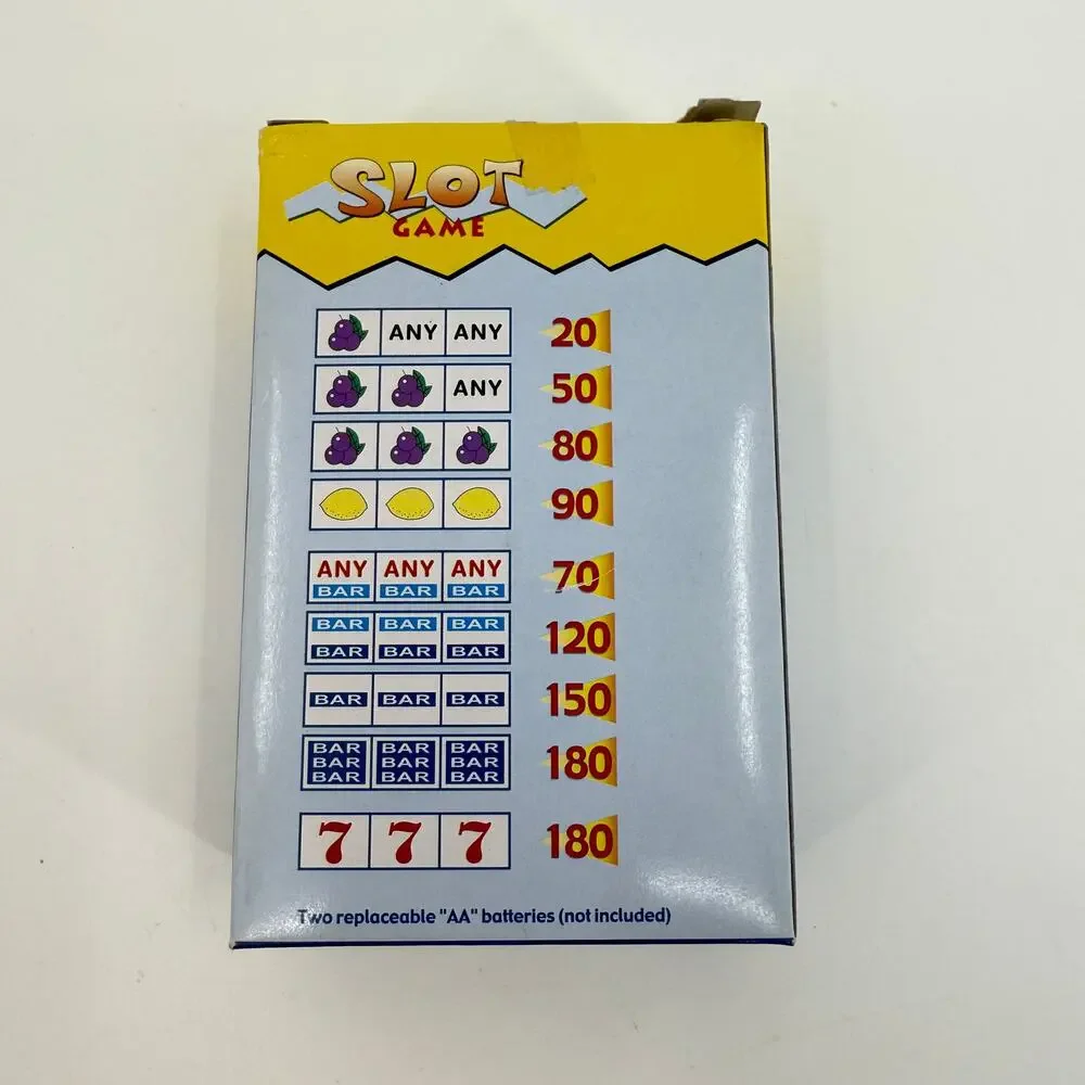 Vintage Slot Game Portable Handheld Electronic Game Dr. Leonard's